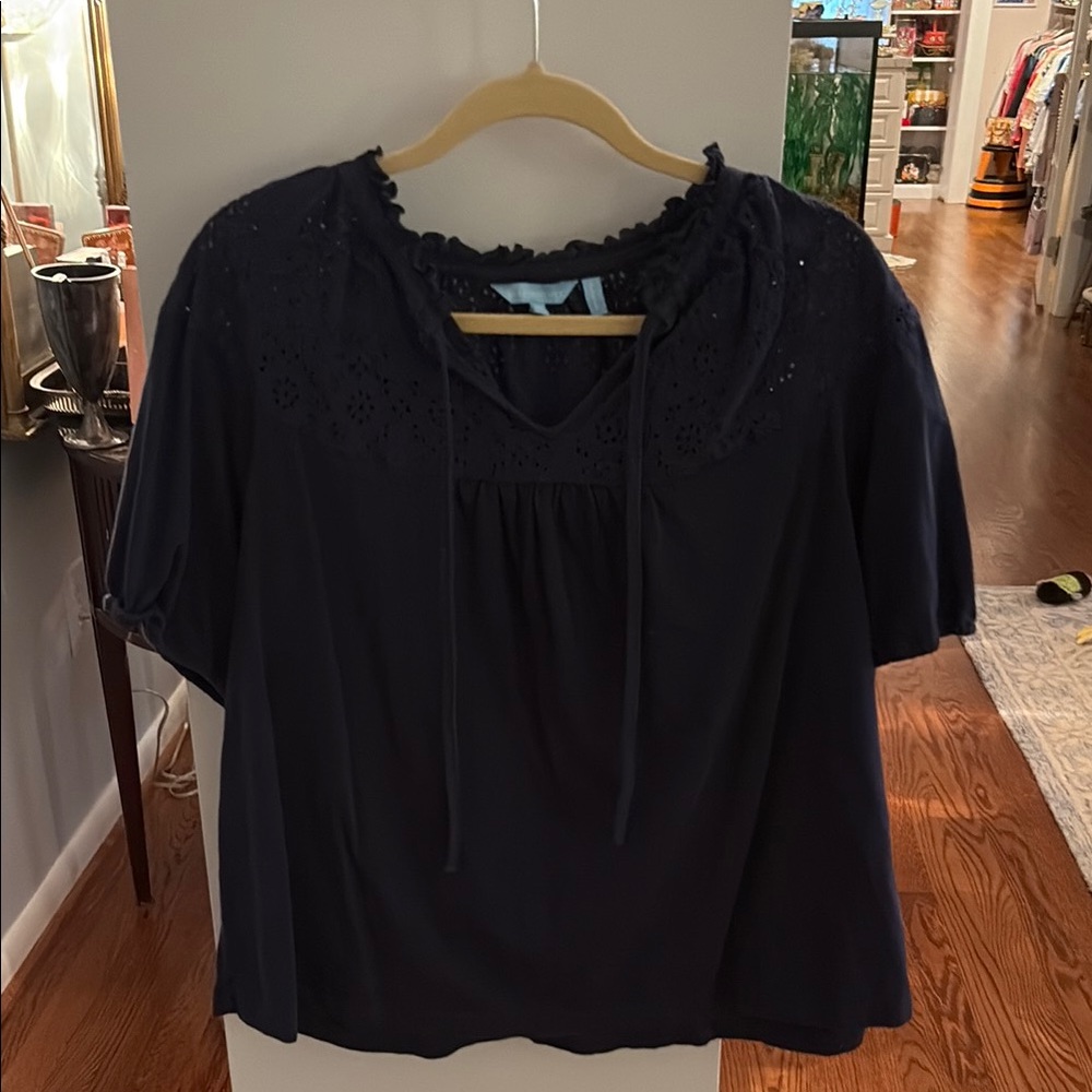 Elegant Navy Draper James Women's Top